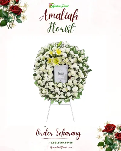 Krans Bunga Duka Cita di Cikarae Thoyyibah